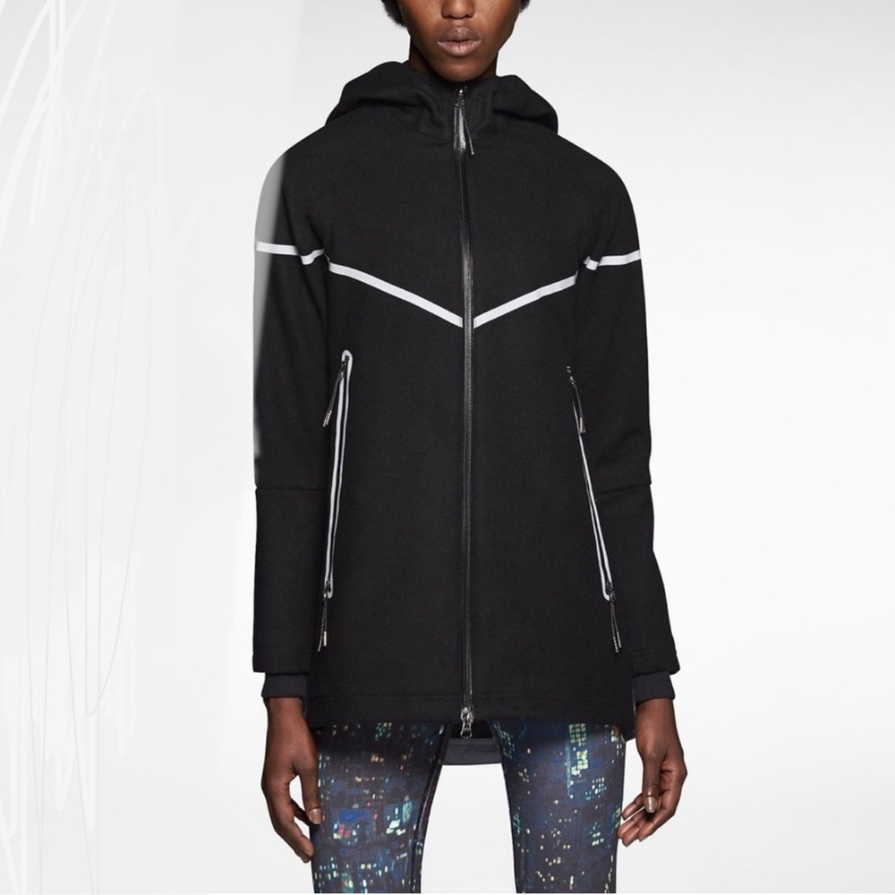 Nike reflective wool blend jacket